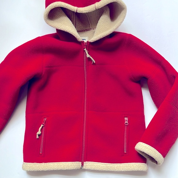 Old Navy Other - Vintage Old Navy Fleece Hoodie Jacket Red Size 10